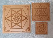 The Infinite Hexagram Crystal Grid Board