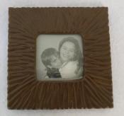 Brown Pottery Picture Frame- Small