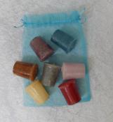 Novelty Chakra or Days of the Week Candle Set with Pouch