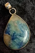 925 Sterling Silver Afghanite Pendant