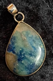 925 Sterling Silver Afghanite Pendant