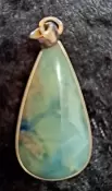 925 Sterling Silver Afghanite Pendant