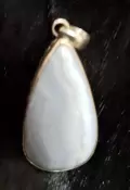 925 Sterling Silver Blue Lace Agate Pendant
