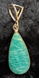 925 Sterling Silver Amazonite Pendant
