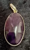 925 Sterling Silver Star Amethyst Pendant