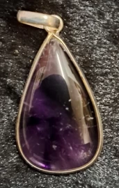 925 Sterling Silver Amethyst Pendant