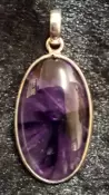 925 Sterling Silver Amethyst Pendant