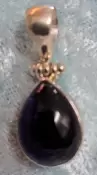 925 Sterling Silver Amethyst Pendant