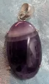 925 Sterling Silver Amethyst Pendant