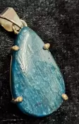 925 Sterling Silver Blue Apatite Pendant