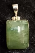 925 Sterling Silver Aquamarine Pendant