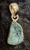 925 Sterling Silver Aquamarine Pendant
