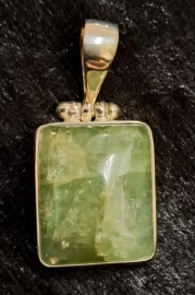 925 Sterling Silver Aquamarine Pendant