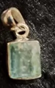 925 Sterling Silver Aquamarine Pendant