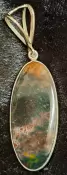 925 Sterling Silver Bloodstone Pendant