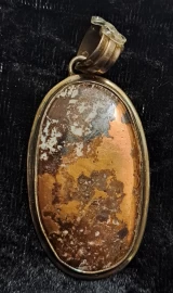 925 Sterling Silver & Copper Pendant