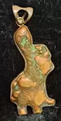 925 Sterling Silver & Copper Pendant