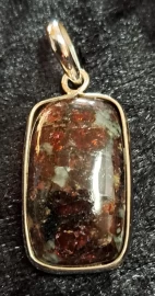 925 Sterling Silver Eudialyte Pendant