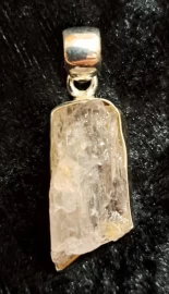 925 Sterling Silver Kunzite Pendant