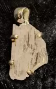 925 Sterling Silver Kunzite Pendant