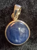 925 Sterling Silver Blue Kyanite Pendant
