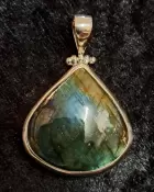 925 Sterling Silver Labradorite Pendant