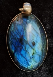 925 Sterling Silver Labradorite Pendant