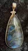 925 Sterling Silver Labradorite Pendant