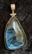 925 Sterling Silver Labradorite Pendant
