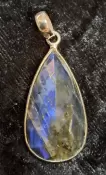 925 Sterling Silver Labradorite Pendant