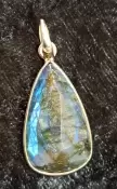 925 Sterling Silver Labradorite Pendant