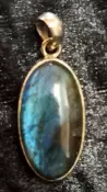 925 Sterling Silver Labradorite Pendant