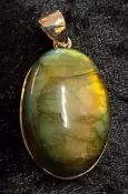 925 Sterling Silver Labradorite Pendant