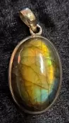925 Sterling Silver Labradorite Pendant