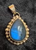 925 Sterling Silver Labradorite Pendant