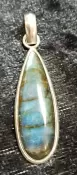 925 Sterling Silver Labradorite Pendant