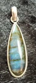 925 Sterling Silver Labradorite Pendant
