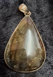 925 Sterling Silver Labradorite Pendant