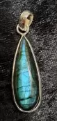 925 Sterling Silver Labradorite Pendant