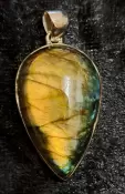 925 Sterling Silver Labradorite Pendant