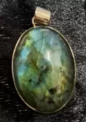 925 Sterling Silver Labradorite Pendant