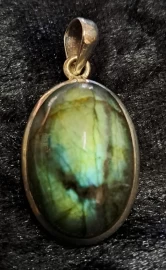 925 Sterling Silver Labradorite Pendant