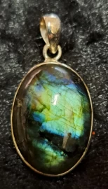 925 Sterling Silver Labradorite Pendant