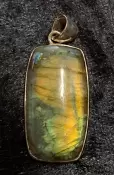 925 Sterling Silver Labradorite Pendant