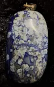 Lapis Lazuli Pendant with a Sterling Silver Bail