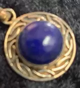 925 Sterling Silver Lapis Lazuli Pendant