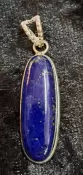 925 Sterling Silver Lapis Lazuli Pendant