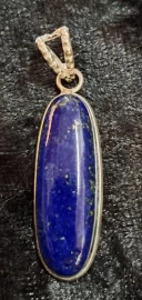925 Sterling Silver Lapis Lazuli Pendant