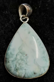 925 Sterling Silver Larimar Pendant 