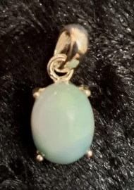 925 Sterling Silver Larimar Pendant